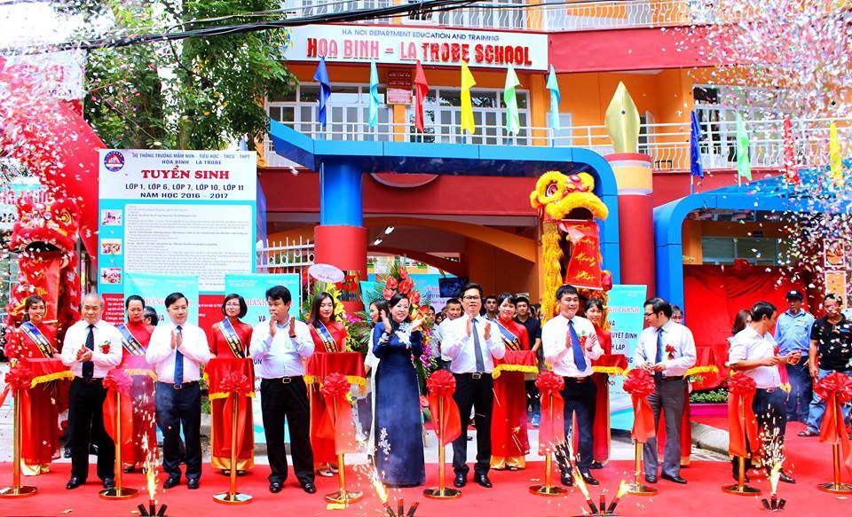 Lễ khánh thành trường La Trobe- Hà Nội của Công ty CP ĐTNLXDTM HOÀNG SƠN