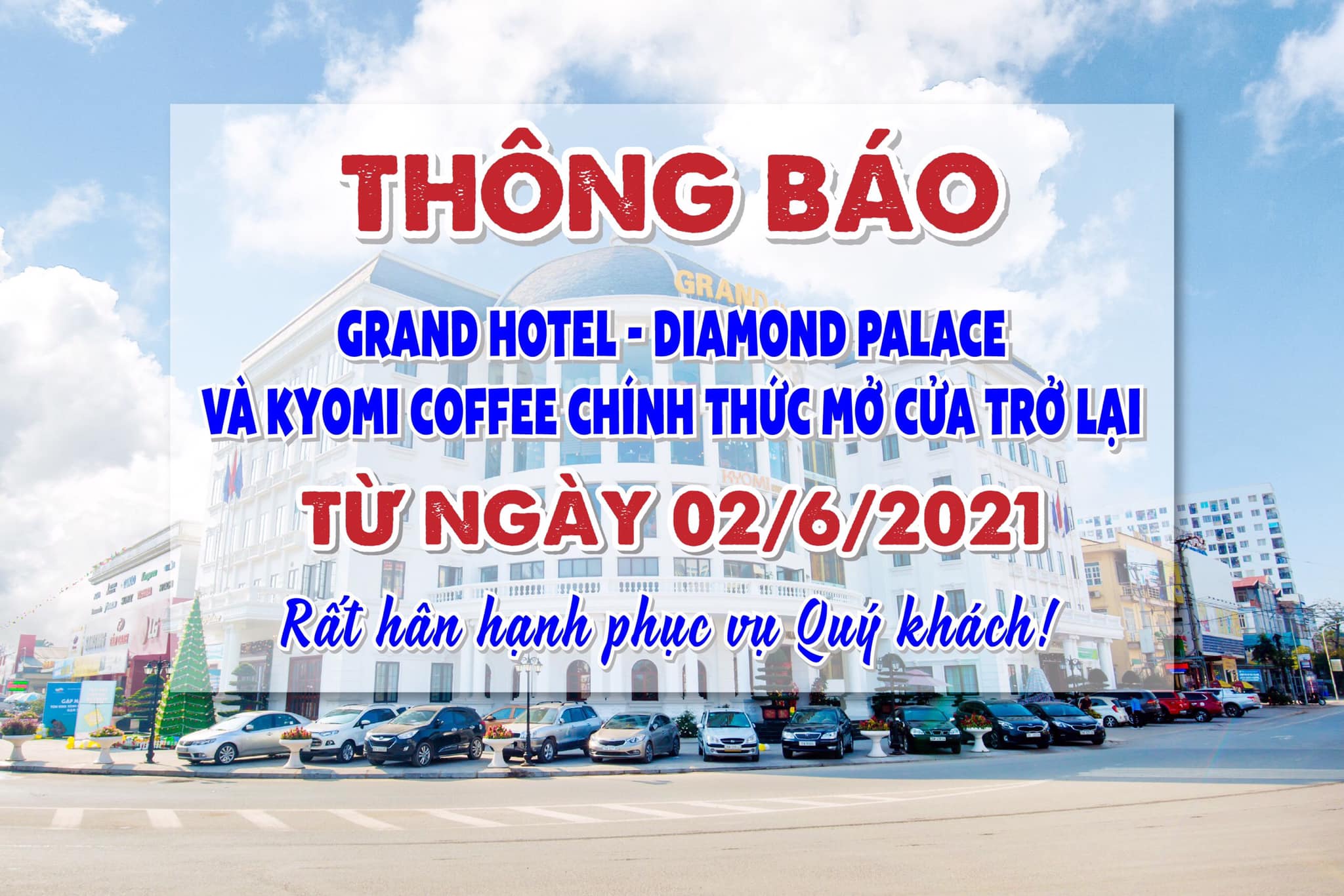 Grand Hotel - Diamond Palace - Kyomi chính thức hoạt động trở lại
