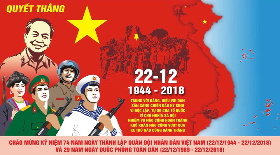 Kỷ niệm Ngày Thành lập Quân Đội Nhân Dân Việt Nam 22/12